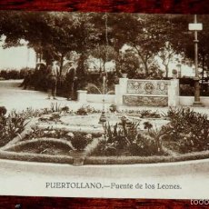 Postales: PUERTOLLANO (CIUDAD REAL) , FUENTE DE LOS LEONES, EDICIONES LA ECONOMICA, FOTO OÑA, SIN CIRCULAR