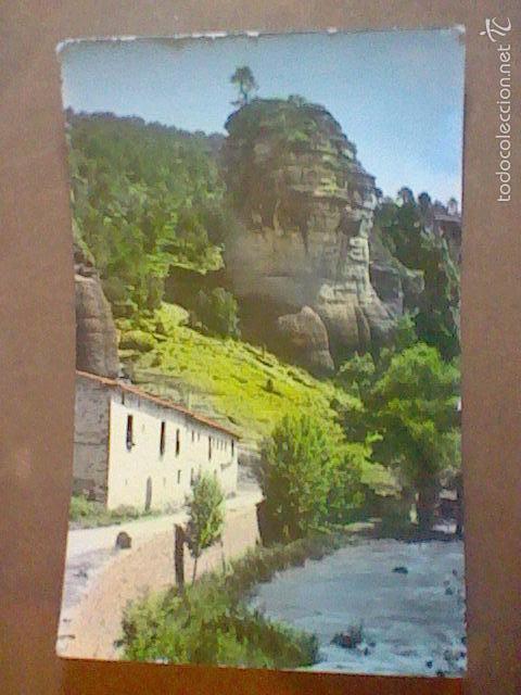 Postales: PE&Ntilde;A LA RUECA BARRANCO VIRGEN HOZ MOLINA ARAGON ED MONTA&Ntilde;ES N&ordm; 7 S/C COLOREADA