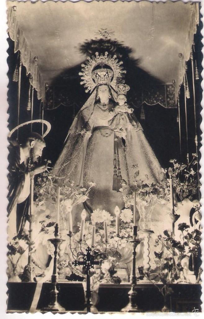 Postkarten: POSTAL DE ALCAZAR DE SAN JUAN ,VIRGEN DEL ROSARIO .