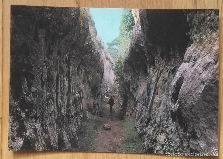Postales: CUENCA - CIUDAD ENCANTADA - EL TOBOGAN - Foto 1