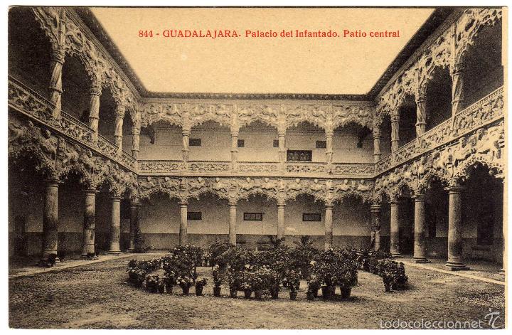 Postales: BONITA POSTAL - GUADALAJARA - PALACIO DEL INFANTADO - PATIO CENTRAL