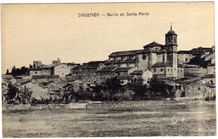 Postales: BONITA POSTAL - SIGUENZA (GUADALAJARA) - BARRIO DE SANTA MARIA