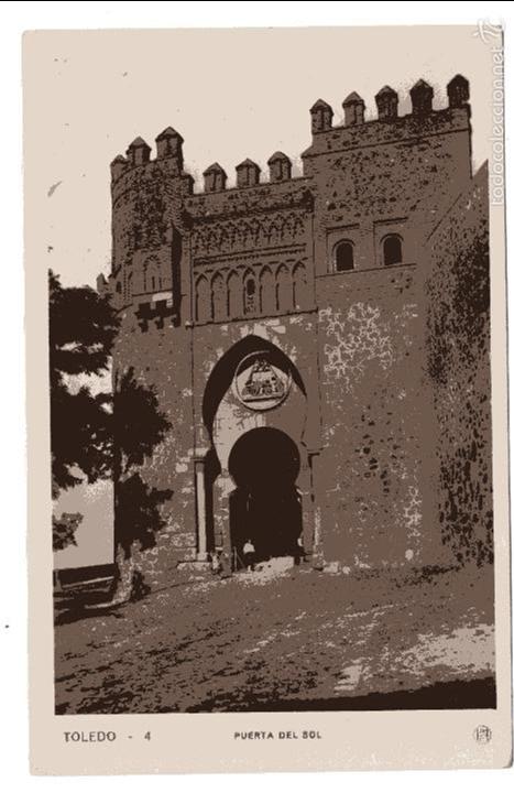 Postales: TOLEDO. PUERTA DEL SOL. NO CIRCULADA. - Foto 1