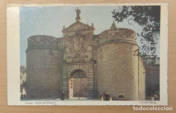 Postales: TOLEDO - PUERTA DE VISAGRA - Foto 1