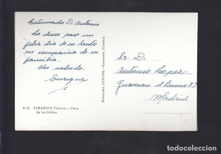 Postales: TARANC&Oacute;N (CUENCA).- PLAZA DE LOS CAIDOS - Foto 2