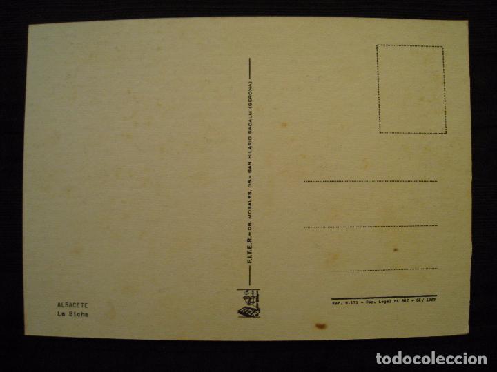 Postales: POSTAL ALBACETE - LA BICHA. - Foto 3