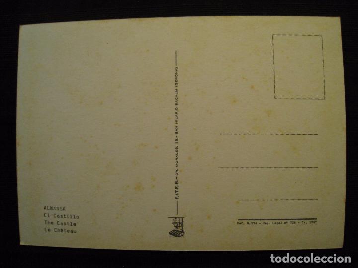 Postales: POSTAL ALMANSA - EL CASTILLO. - Foto 3