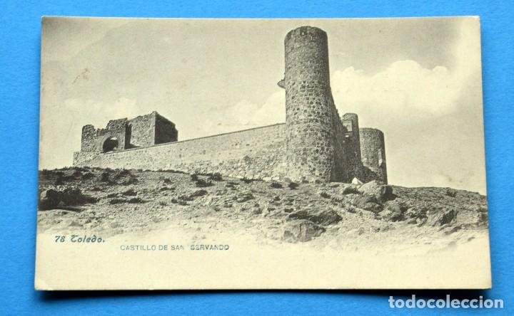Postales: POSTAL DE TOLEDO: CASTILLO DE SAN SERVANDO - Foto 1