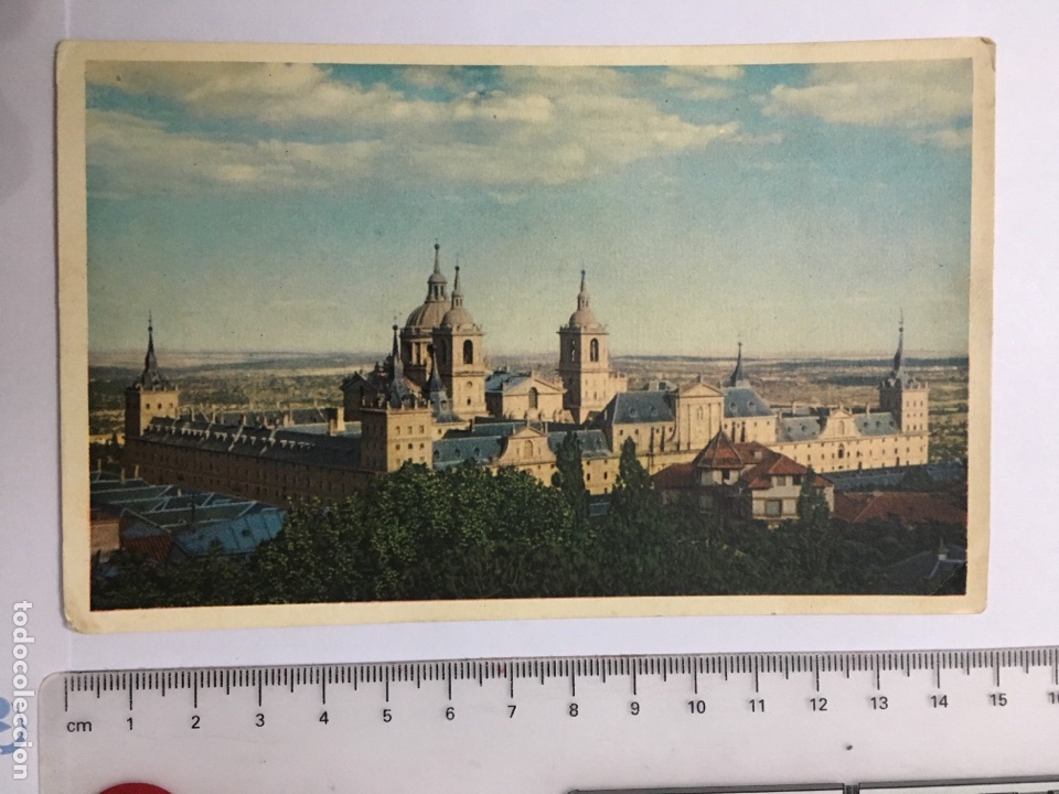 Postkarten: POSTAL. MONASTERIO DEL ESCORIAL. Vista General. HELIOTIPIA ARTIST. ESPA&Ntilde;OLA. H. 1960?