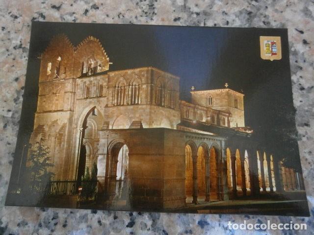 Postkarten: Postal Avila, basilica de San Vicente, nocturna