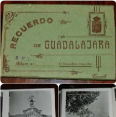 Postales: CUADERNILLO DE 10 FOTO POSTALES DE GUADALAJARA, FOTO CAMARILLO, IMP. H. DE PABLO.. Lote 316462783