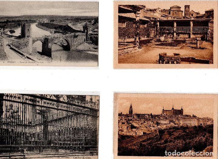 Postales: LOTE DE 4 POSTALES DE TOLEDO. - Foto 1