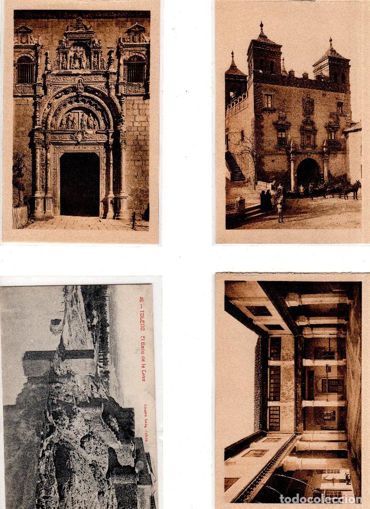 Postales: LOTE DE 4 POSTALES DE TOLEDO. - Foto 1