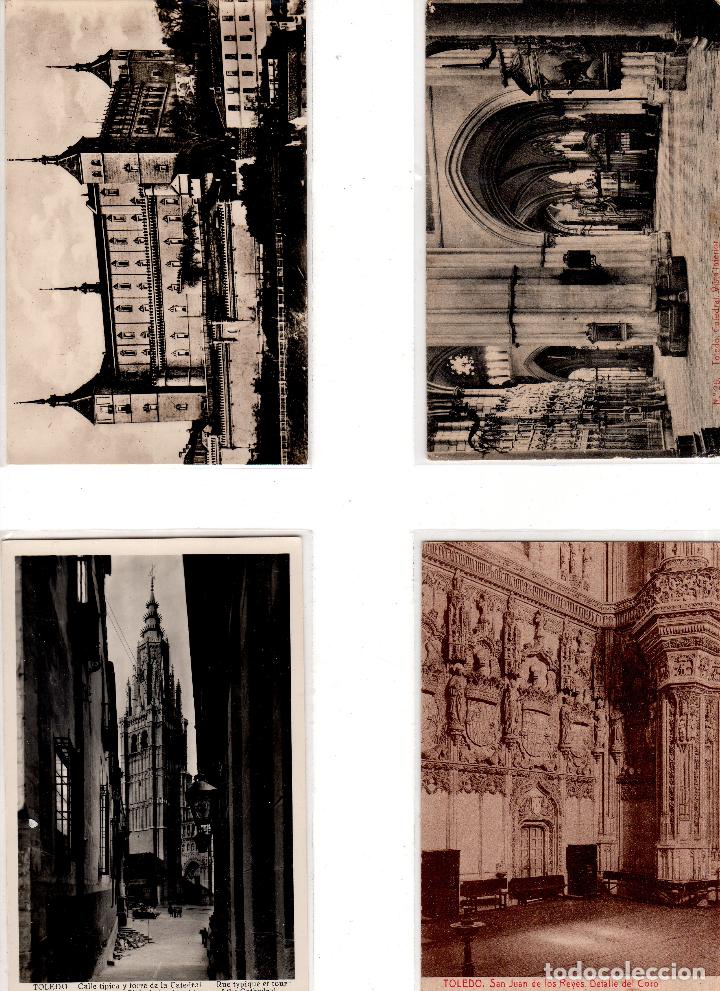 Postales: LOTE DE 4 POSTALES DE TOLEDO. - Foto 1