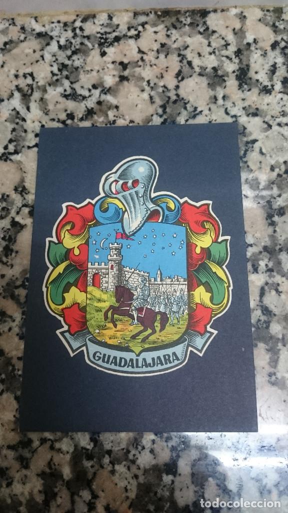 Postales: POSTAL BLASONES DE ESPA&Ntilde;A  ESCUDO GUADALAJARA COLECCI&Oacute;N HER&Aacute;LDICA SIN CIRCULAR