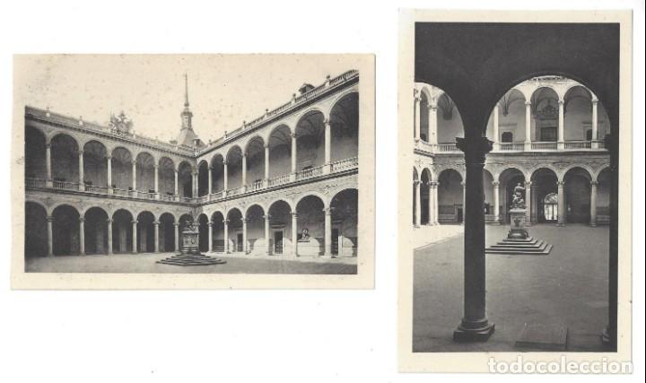 Postais: LOTE DE 2 POSTALES- TOLEDO.- N&ordm; 57 Y 59, PATIO DEL ALC&Aacute;ZAR, FOT. ROISIN- SIN CIRCULAR