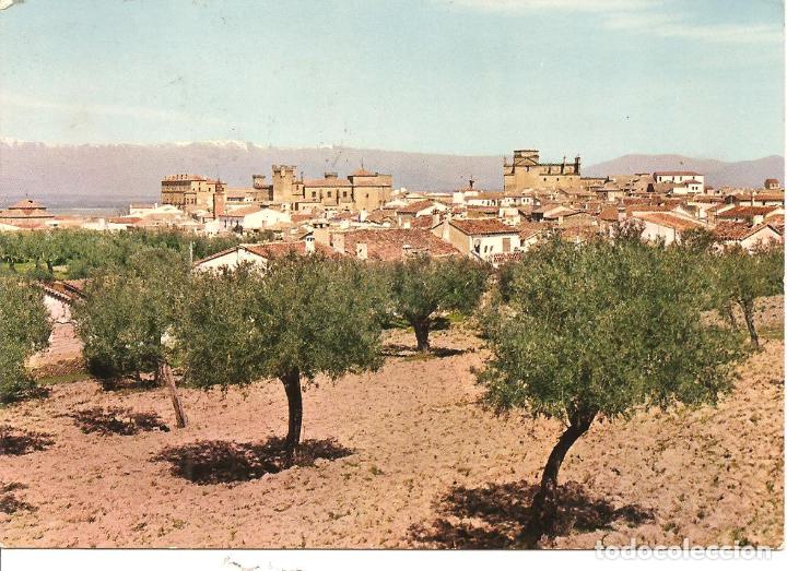 Cartoline: POSTAL, OROPESA-TOLEDO, VISTA PARCIAL, AL FONDO SIERRA GREDOS, CIRCULADA