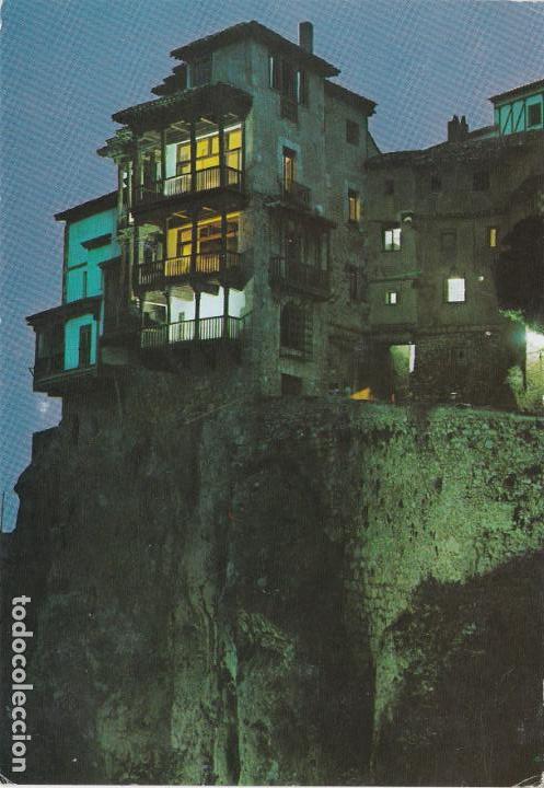 Postales: cuenca, casas colgadas, nocturna - Foto 1