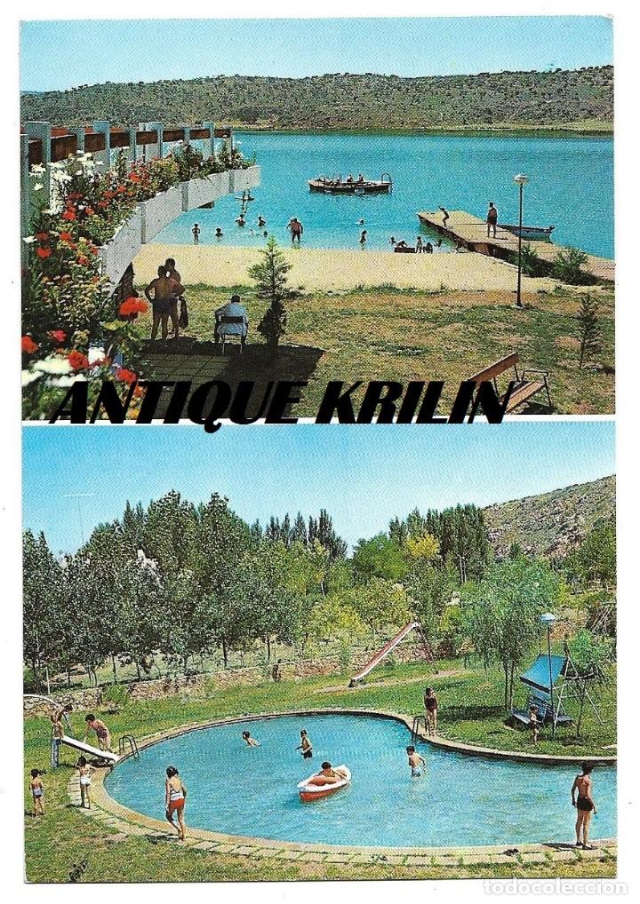 Postcards: RIUDERA N&ordm; 3 PLAYA Y PISCINA DE ENTRELAGOS .- FOTO SALAS / GARRABELLA