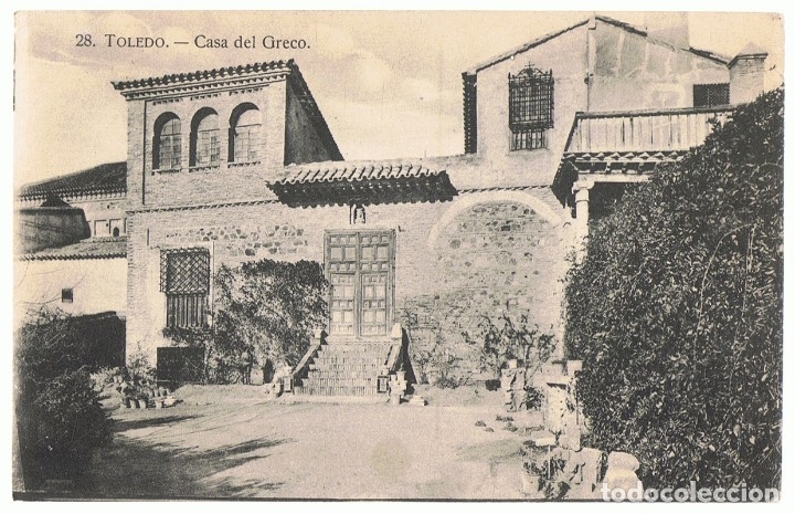 Postales: POSTAL TOLEDO CASA DEL GRECO - Foto 1