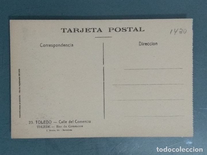 Postales: POSTAL TOLEDO. CALLE DE COMERCIO. - Foto 2