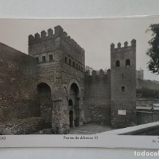 Postales: TOLEDO PUERTA ALFONSO VI POSTAL. Lote 191354132