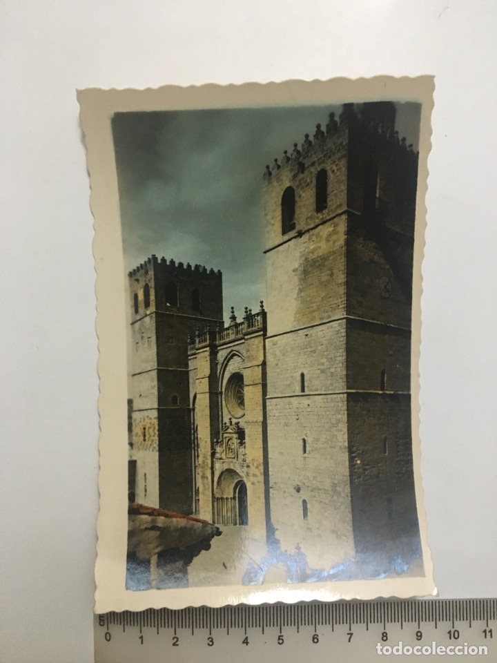 Cartes Postales: POSTAL. SIGUENZA. CATEDRAL. FACHADA PRINCIPAL. ED. NIETA DE C. RODRIGO. H. 1958?.