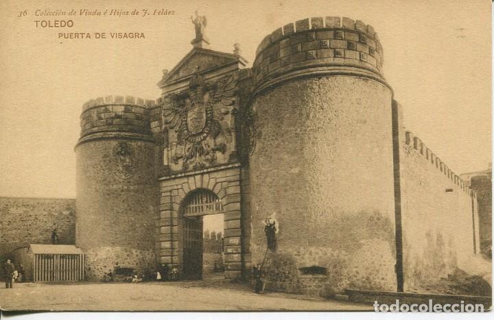 Postales: TOLEDO-PUERTA DE VISAGRA- HAUSER - Foto 1
