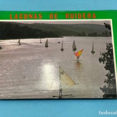 Postales: ACORDEÓN DE POSTALES LAGUNAS DE RUIDERA. 8 FOTOS DEL AÑO 1989. POSTAL CIUDAD REAL.
