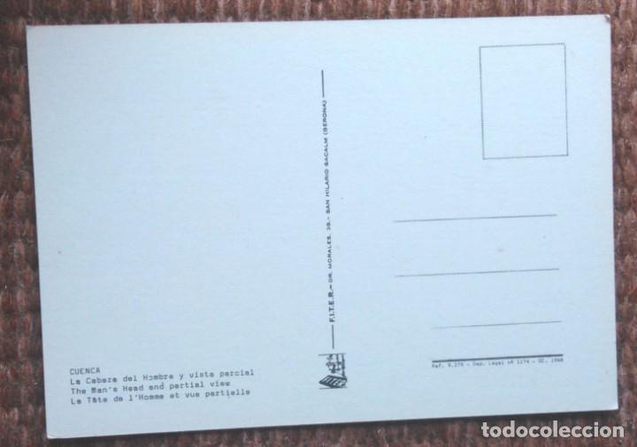 Postales: CUENCA - LA CABEZA DEL HOMBRE - Foto 2
