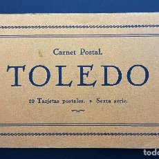 Postales: TOLEDO. CARNET POSTAL. 20 TARJETAS POSTALES. SEXTA SERIE.. Lote 209941800