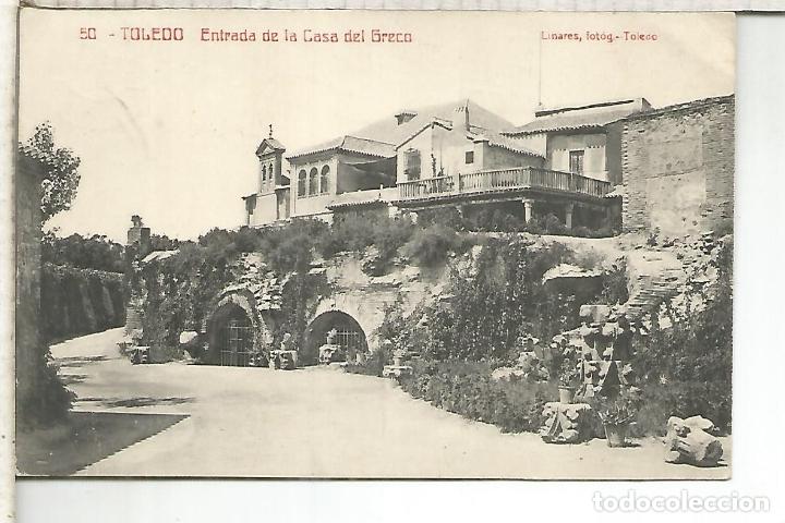 Postales: TOLEDO CASA DEL GRECO ESCRITA - Foto 1