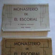 Postales: MONASTERIO DEL ESCORIAL - SERIE 1ª Y 2ª - FORMATO ACORDEON. Lote 220077016