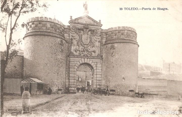 Postales: TOLEDO PUERTA DE BISAGRA - Foto 1