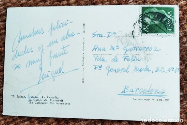 Postales: TOLEDO - CATEDRAL - CUSTODIA - Foto 2