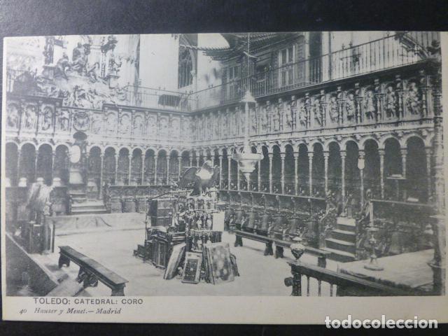 Postales: TOLEDO CORO DE LA CATEDRAL - Foto 1