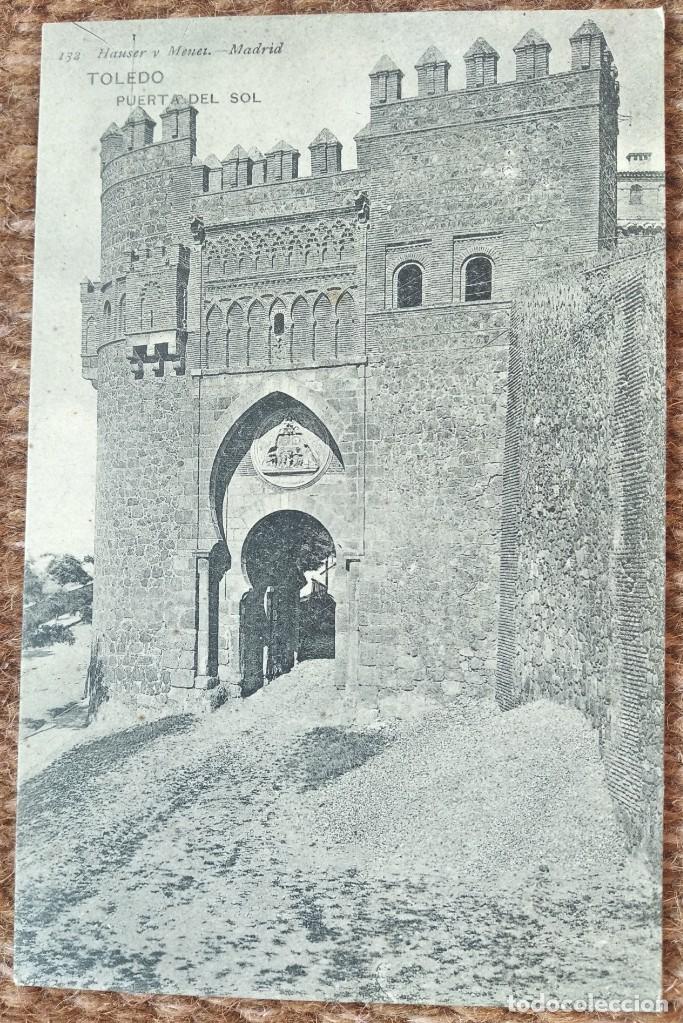 Postales: TOLEDO - PUERTA DEL SOL - HAUSER Y MENET - Foto 1