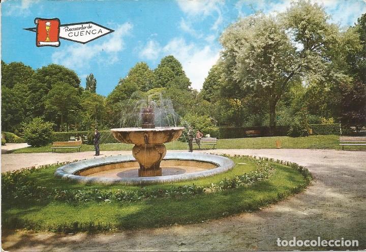 Postales: [POSTAL] Parque de Sta. Ana. Cuenca (sin circular) - Foto 1