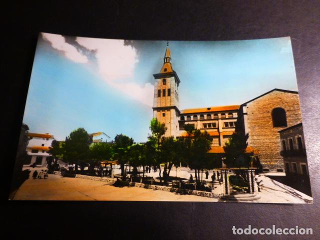Postales: CAMPO DE CRIPTANA CIUDAD REAL PLAZA DEL GENERALISIMO E IGLESIA - Foto 1