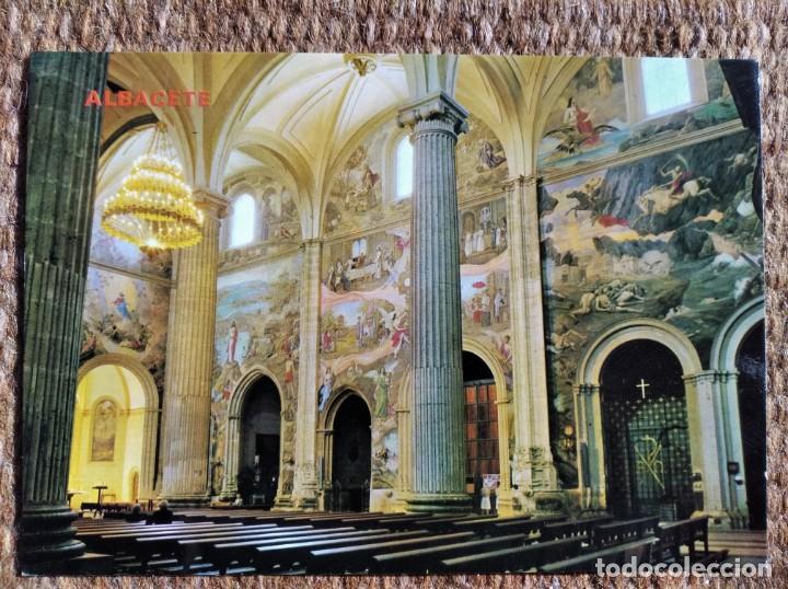 Postales: ALBACETE - INTERIOR DE LA CATEDRAL - Foto 1