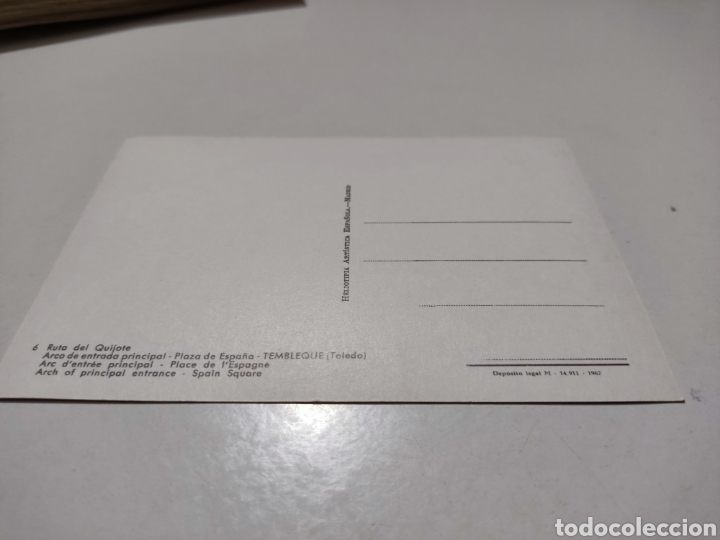 Postales: Postal tembleque Toledo - Foto 2