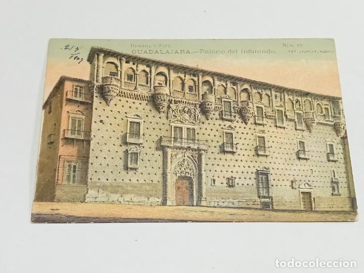 Postcards: TARJETA POSTAL. GUADALAJARA. PALACIO DEL INFANTADO. N&ordm; 17. FOT LAURENT