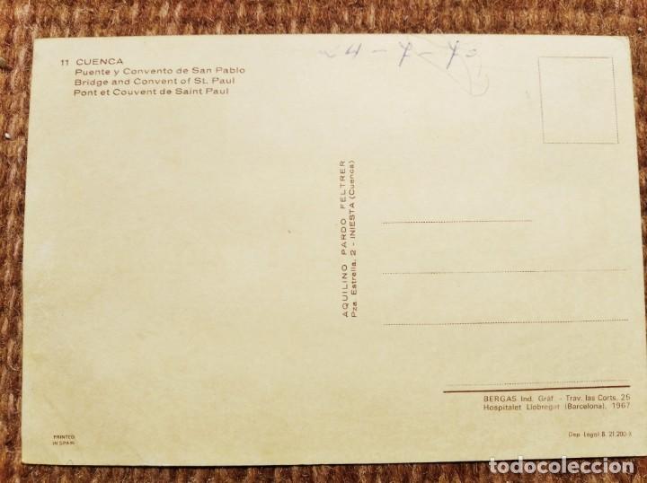 Postales: CUENCA - AQUILINO PARDO FELTRER - Foto 2