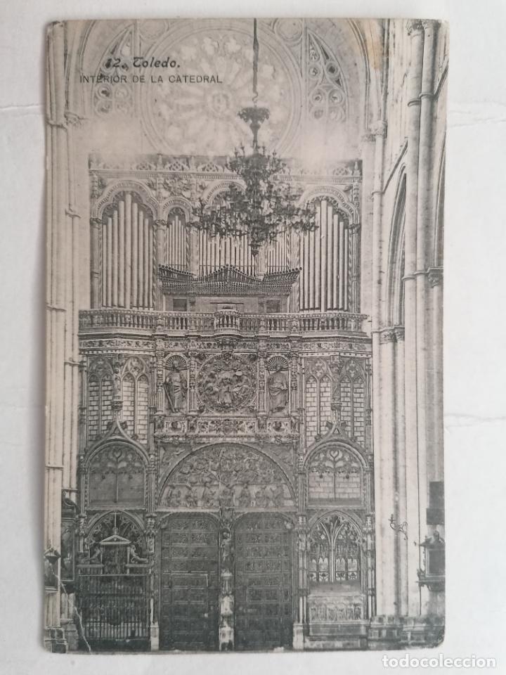 Postales: POSTAL TOLEDO, INTERIOR DE LA CATEDRAL - Foto 1
