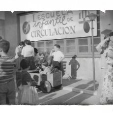 Cartoline: M38- ESCUELA DE CIRCULACION INFANTIL INAGURADA EN MANRESA- FOTO-VELOCIDAD DEL 1- 6- 1.960. Lote 365066001