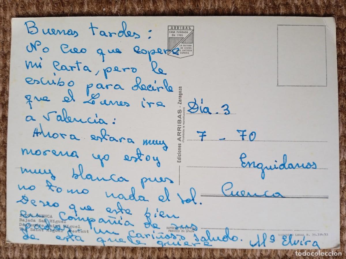 Postales: CUENCA - BAJADA SAN MIGUEL - Foto 2