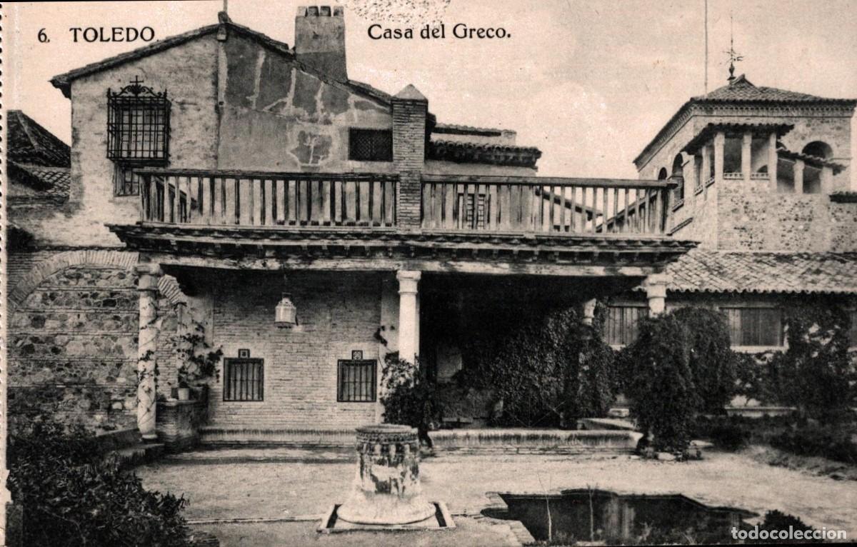 Postales: Toledo casa del Greco sin circular - Foto 1