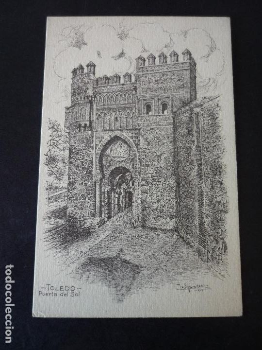 Postales: TOLEDO PUERTA DEL SOL - Foto 1