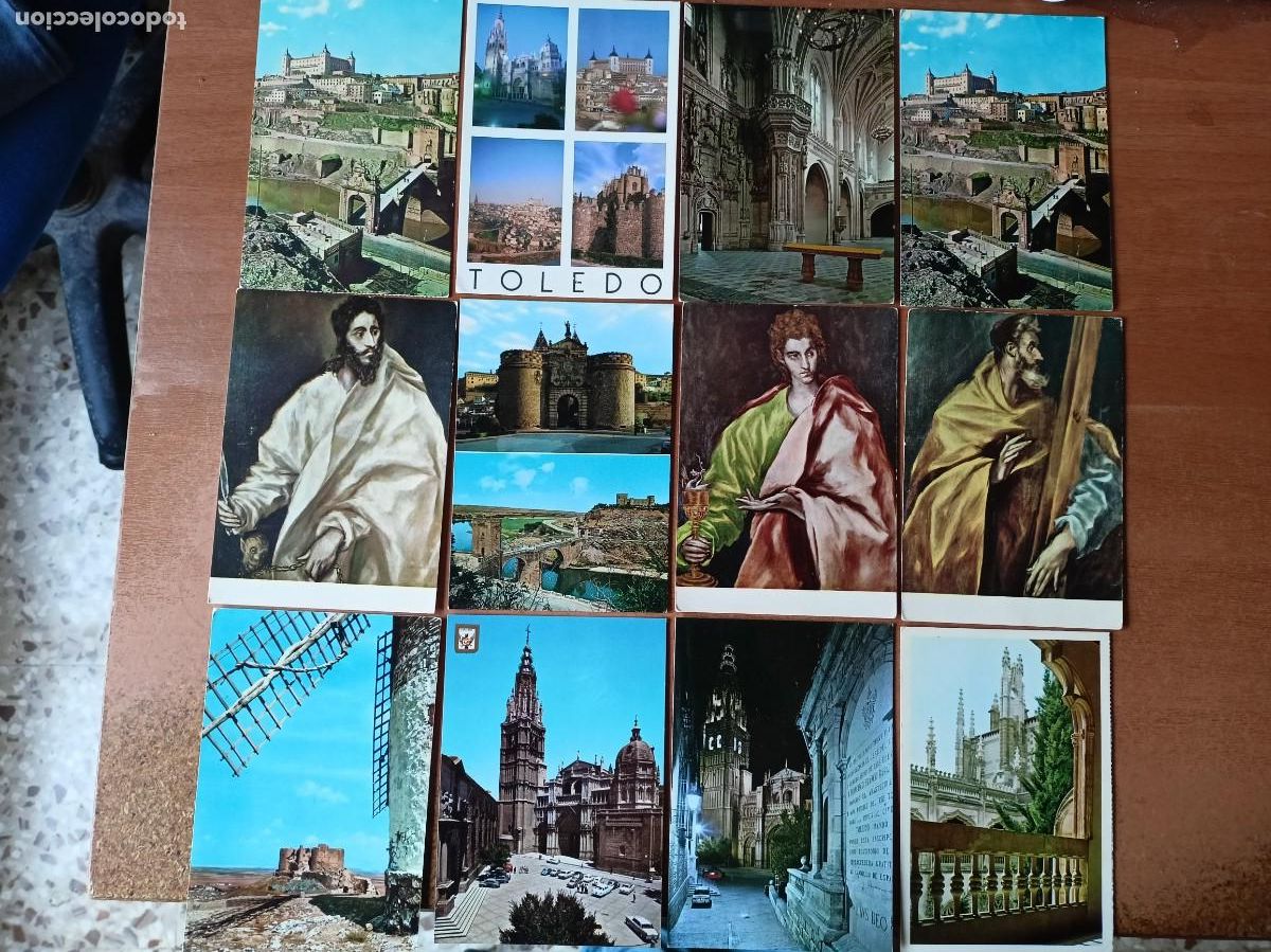 Postales: Lote 22 postales de Toledo - Foto 2