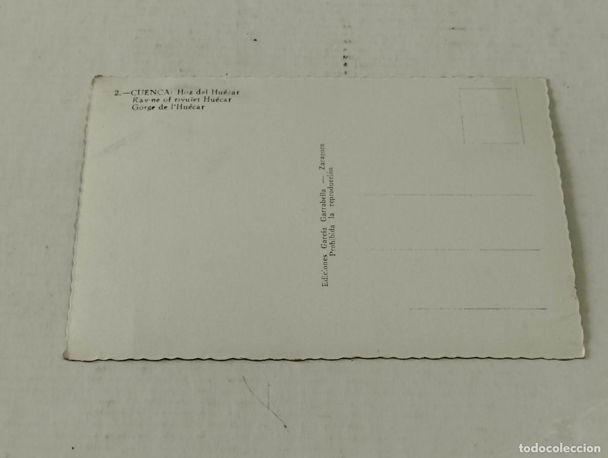 Postales: CUENCA - POSTAL CUENCA - HOZ DEL HU&Eacute;CAR - Foto 2